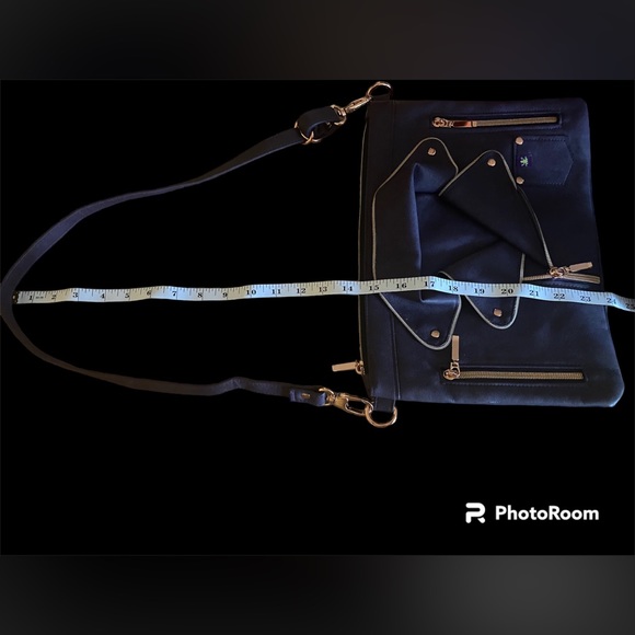 Faux Leather Jacket handbag - Picture 2 of 11